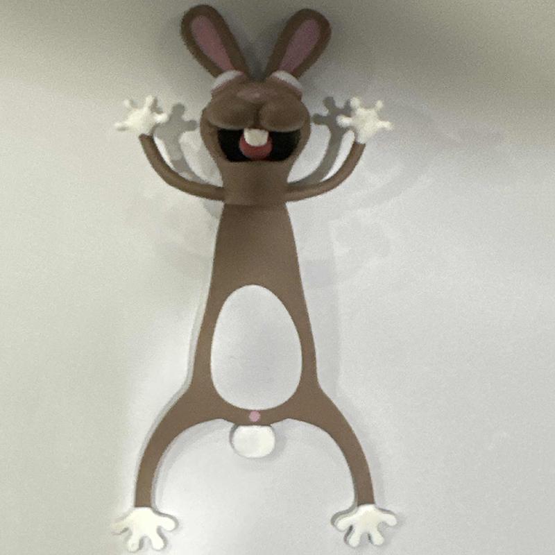 Zakładki 3D z kreskówkowymi zwierzętami, Zakładka Wacky, Urocze śmieszne zakładki, Kreskówkowa przyciągająca wzrok zakładka, Artykuły papiernicze, Upominki na przyjęcie urodzinowe