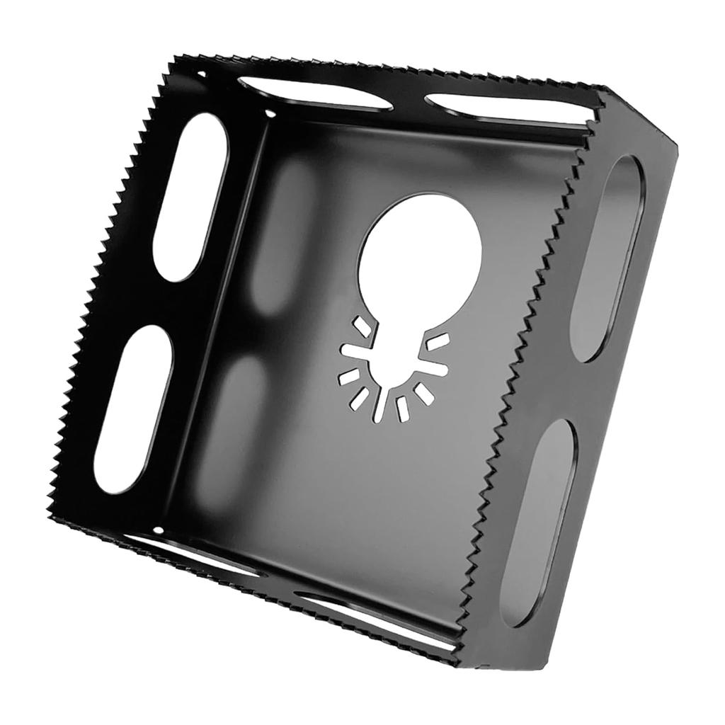 Square Slot Cutter Compatible for Dewalt 20V&Milwukee M18 Oscillating Multi-Tool to Cut-in Single Gang Wall Boxes,Outlet Cutter Drywall Carving Tool
