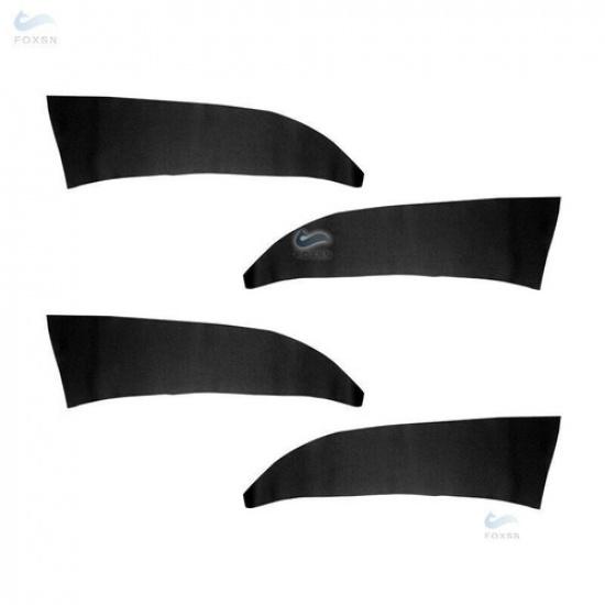 4*Black Leather Door Panel Pull Cover Trim For Ford Mondeo MK5 2014-2017 2018