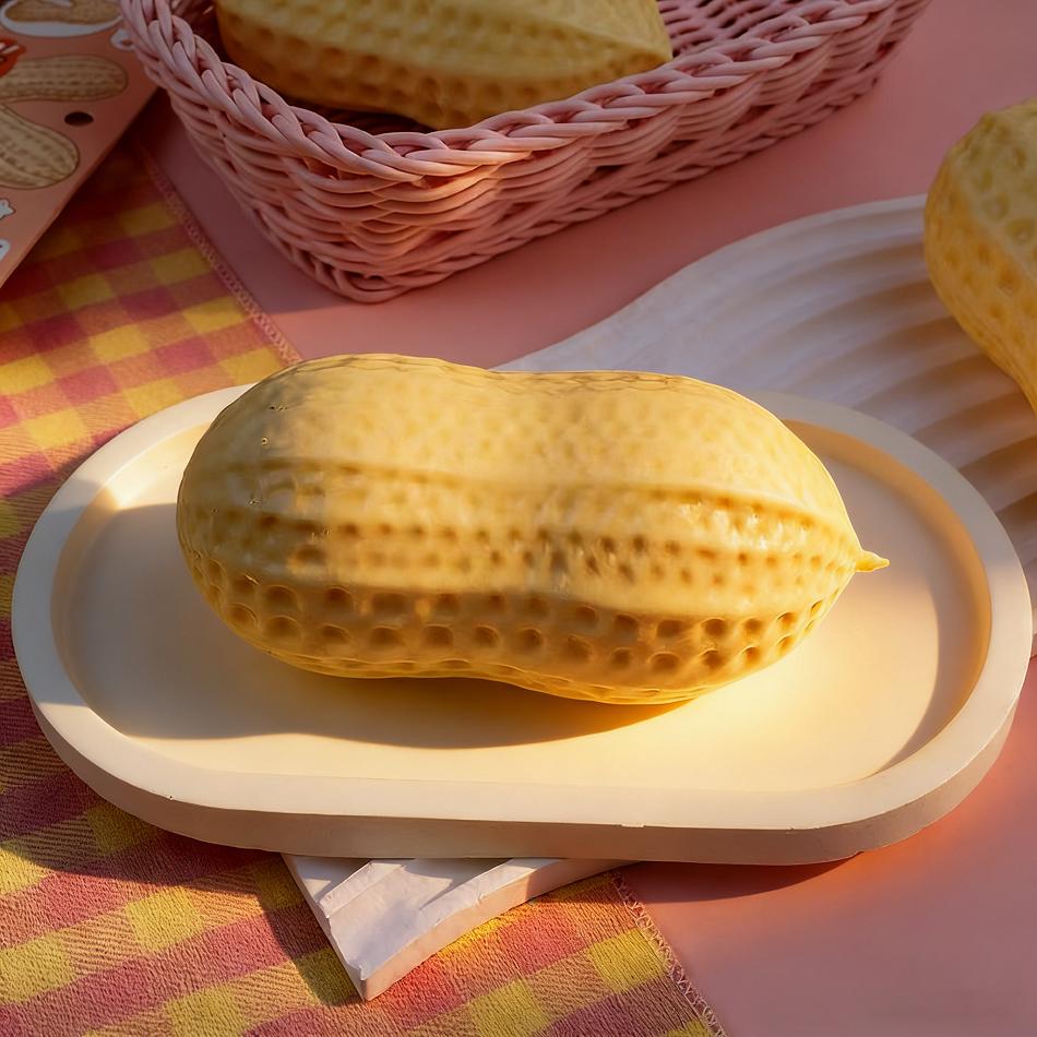 

Cute And Soft Simulated Peanut Shaped Stress Ball With Soft And Creamy Texture Serves As A Stress Relieving Toy And Slow Rebound