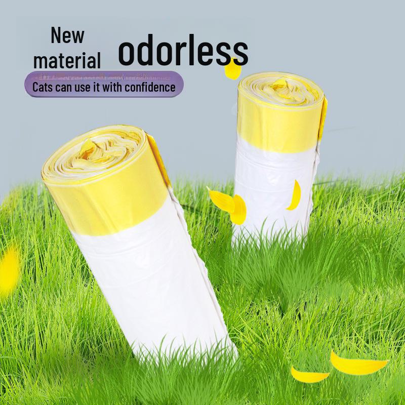 "Disposable Cat Litter Box Bags - Large, No Shovel Needed"