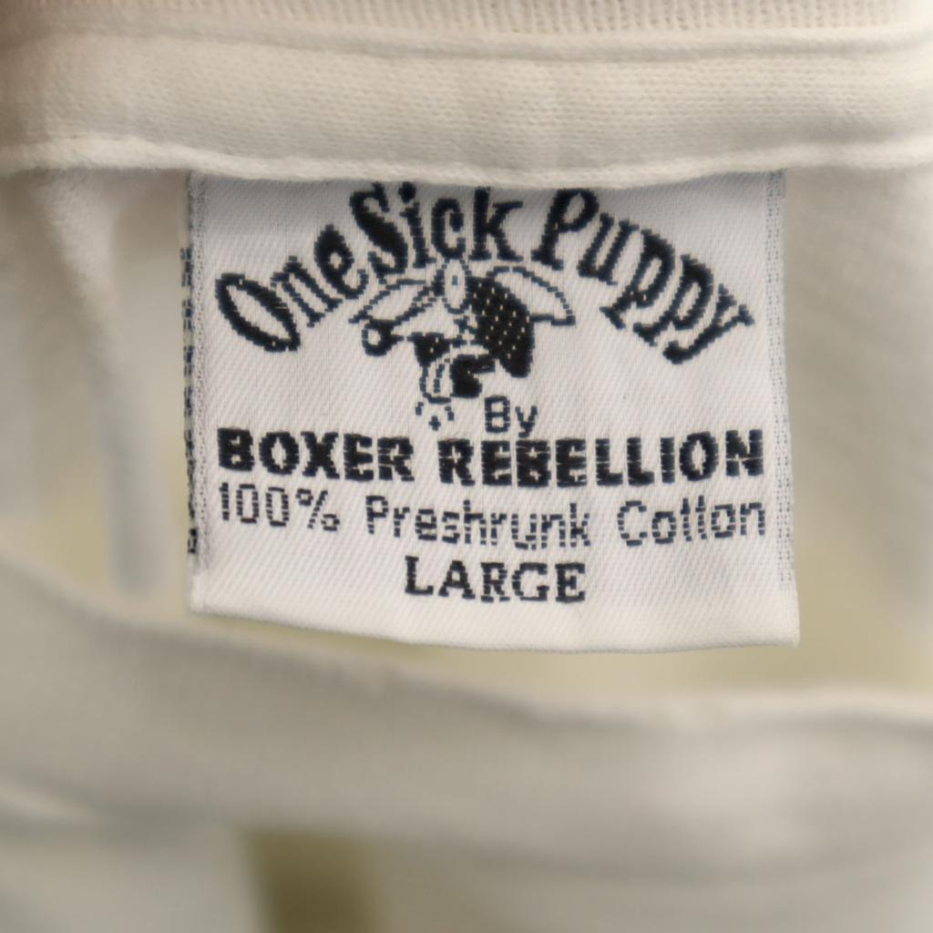 One Sick Puppy 90er Made in USA Old Backprint Kurzarm T-Shirt Herren Gebraucht