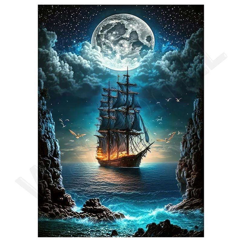 New Mosaic 5D Diy Diamond Paintings 30x40 Cm New 2025 Wall Art Pictures Diamond Art Painting Kits Accessories Paint Full Crystal