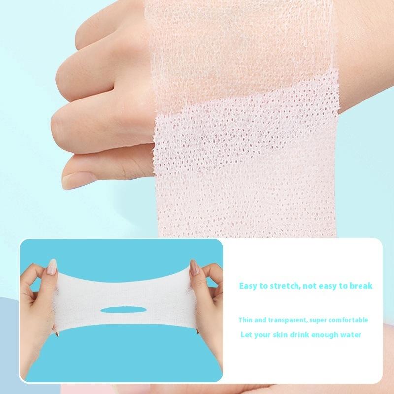 210/240 Pcs Stretchable Wet Compress Cotton Pads Open Type Facial Moisturizing Makeup Remover Cotton Ultra-Thin