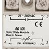 40A Solid State Relais Eingang 2W 470 560K Ohm Ausgang 24?380VAC Widerstand Spannungsregler Einphasig