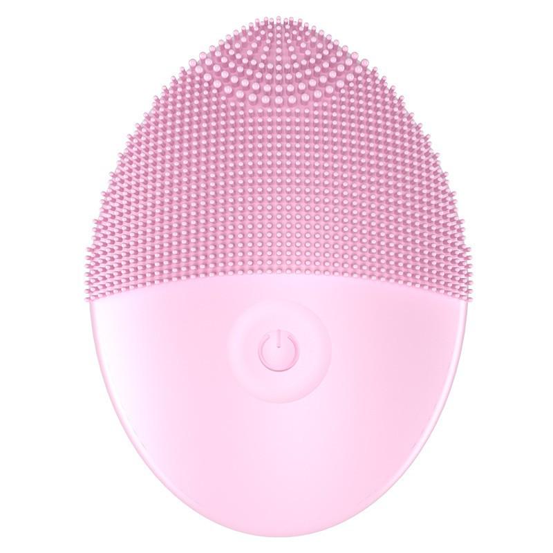 Rechargeable Ultrasonic Silicone Facial Cleansing Brush for Girls