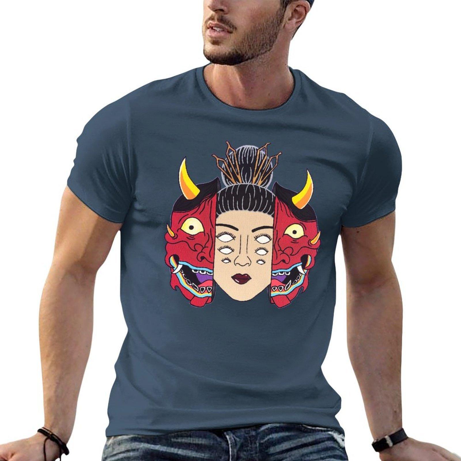 Possessed Geisha Tshirt Anime T Shirts For Unisex T Shirt Unisex 100 Cotton Luxury Brand Tshirt S