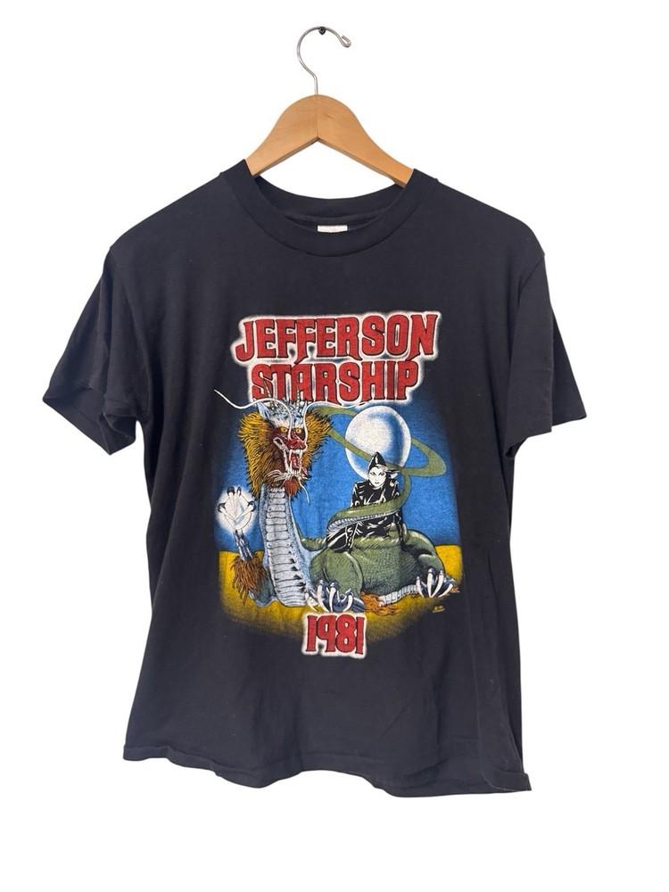 Jefferson Starship Modern Times Tour Concert TShirt 1981 Single Stitch Large Unisex T-Shirt XL