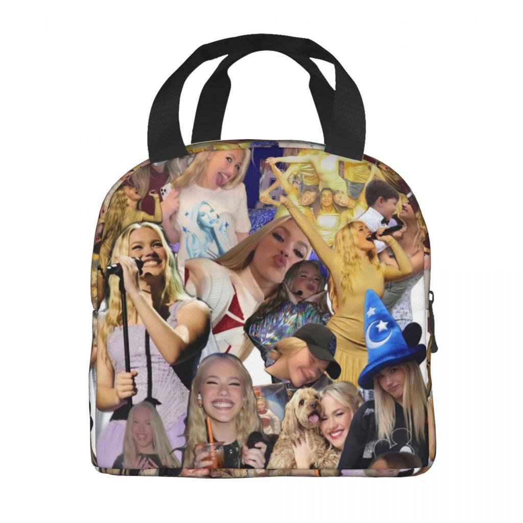 Freya Skye Singer Tour 2026 Thermal Insulated Lunch Bag for Travel Portable Food Container Bags Cooler Thermal Lunch Boxes