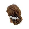 Silver Ball Kanzashi Hair Accessory for Japanese Traditional Attire - Wedding, Graduation, Coming of Age Ceremony, Furisode, Hakama, Kimono,