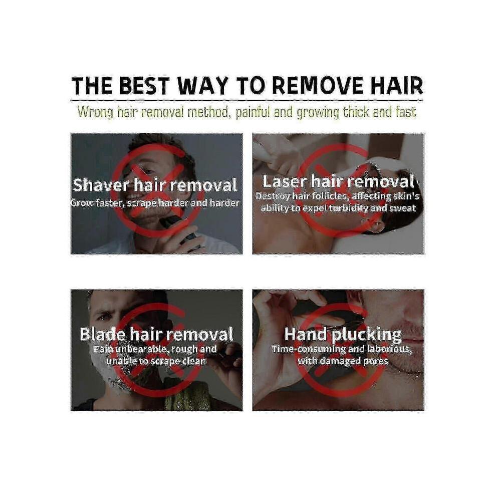 Men's Body Hair Removal Cream Underarm Arm Leg Gentle Non-Irritating Moisturizing Clean Hair Removal