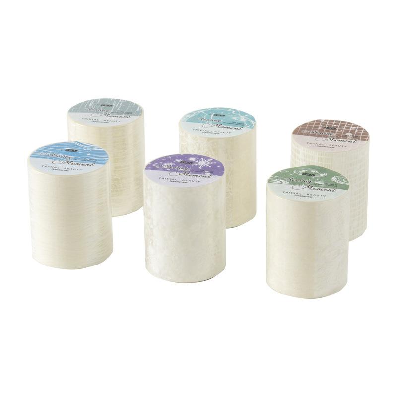 JIAMEI 50mm*2m Ins versatile basic tape DIY diary scrapbooking aesthetic Handbook supplies creative decorative tape