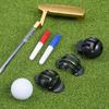 1pc Golf Ball Line Liner Drawing Marking Alignment Putting Tool and 2 Pieces Golf Ball Marker Pen, Golf Scribe Accessories