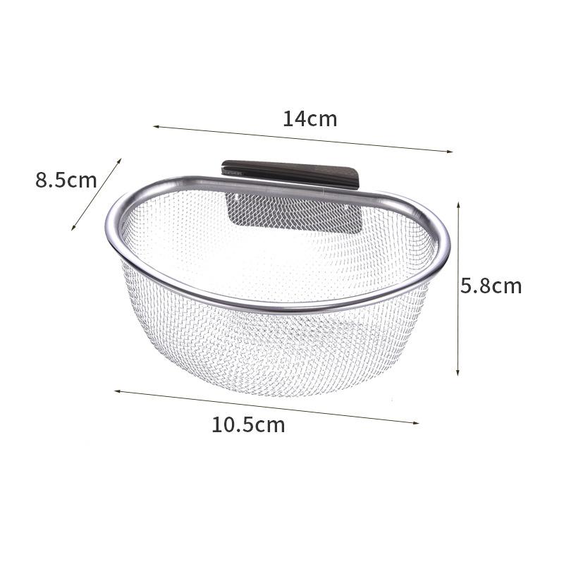 

Треугольная корзина для слива кухонной раковины, сетчатый фильтр из нержавеющей стали, корзина для протечек, полка для хранения овощей, фильтр для мусора