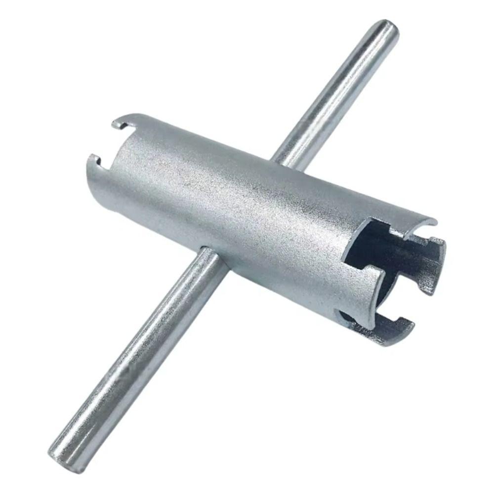 Double Ended Basket Strainer Wrench Sliding Handle Tube Wrench Heavy Duty Plumbing Wrench  Bathroom