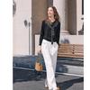 Betu Women's Knit Sweater with Detachable Shawl