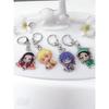  Anime Keychains Keychain Demon Slayer Kimetsu No Yaiba Acrylic Key Ring Cute Funny Cartoon for Friends