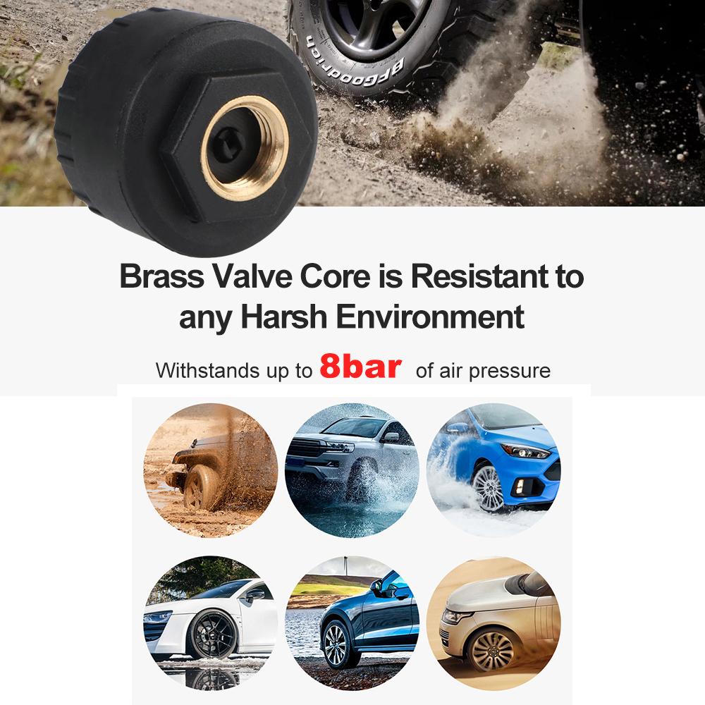0-3.5Bar Digital Clock Car Tire Pressure Monitoring System Solar USB TPMS Rotating Holder T12 Temperature Warning Fuel Save