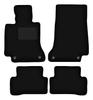 Black Velour Floor Mats For: Mercedes C W205 Station Wagon, Sedan (2015-)