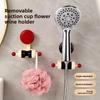 No-Drill Adjustable Suction Cup Shower Mount