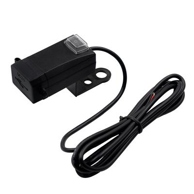 Çift USB Motosiklet Şarj Cihazı, 24W USB Telefon Şarj Cihazı Su Geçirmez Motosiklet Gidonu USB Adaptörü Hızlı Şarj Çift USB Şarj Cihazı 12V/24V Motosiklet için