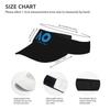 Australian Open AO Print Sun Visor Hats Adjustable Lightweight Sun Protection Sports Visor Hat for Sports Running Golf Tennis