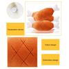 Plush Dog Toy Squeaky Stuffed Chicken Drumstick Dog Chew Toy Puppy Teething Toy for Small Medium Dogs