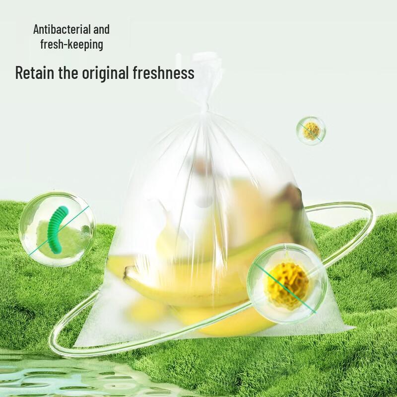 Mlily Antibacterial Point-Break Roll Food Storage Bags