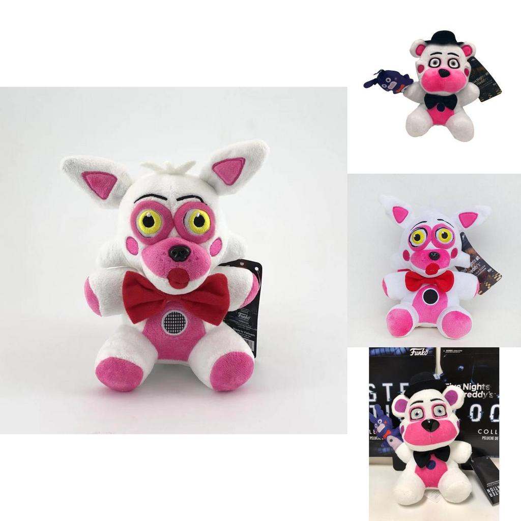 Fun And Educational Fnaf Five Nights At Freddy's Sister Location Plush Funtime Freddy With Bon Bon