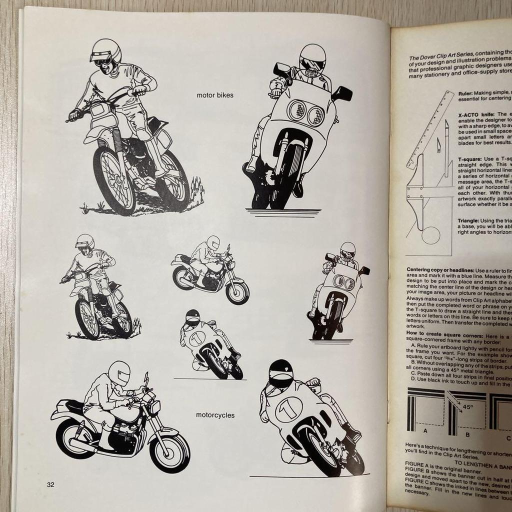 [USED] Illustrations of Cars, Trucks, Trains, Ships, Planes, Motorcycles and Other Vehicles for Cutting and Pasting In Foreign Books