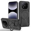 360°Rotating Metal Bracket Magnetic Wireless Charging Armor Phone Case For Xiaomi Redmi Note 14 14S 13 Pro 15 15C 14C Back Cover