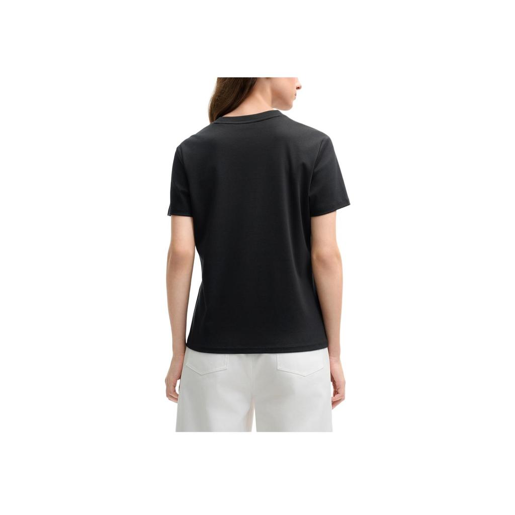 New FILA Regular T Shirt Women's Jet Black F11W528110FBK