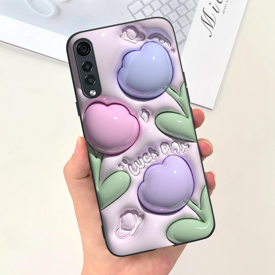 For LG Velvet Case LG Velvet 5G Cover LMG910EMW Shockproof Silicone Fashion Painted Soft Funda For LGVelvet 5G UW LM-G900V Coque