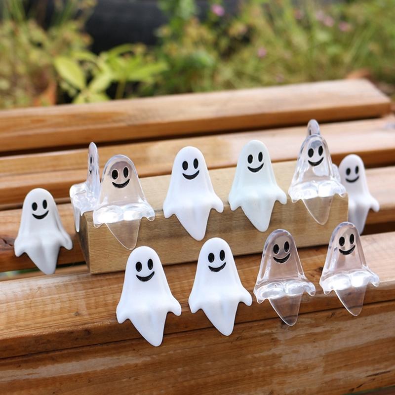 20PCS Halloween Decorative Specter Ornament For Themed Parties Plastic Crafting Easy Setups Tabletop Accent
