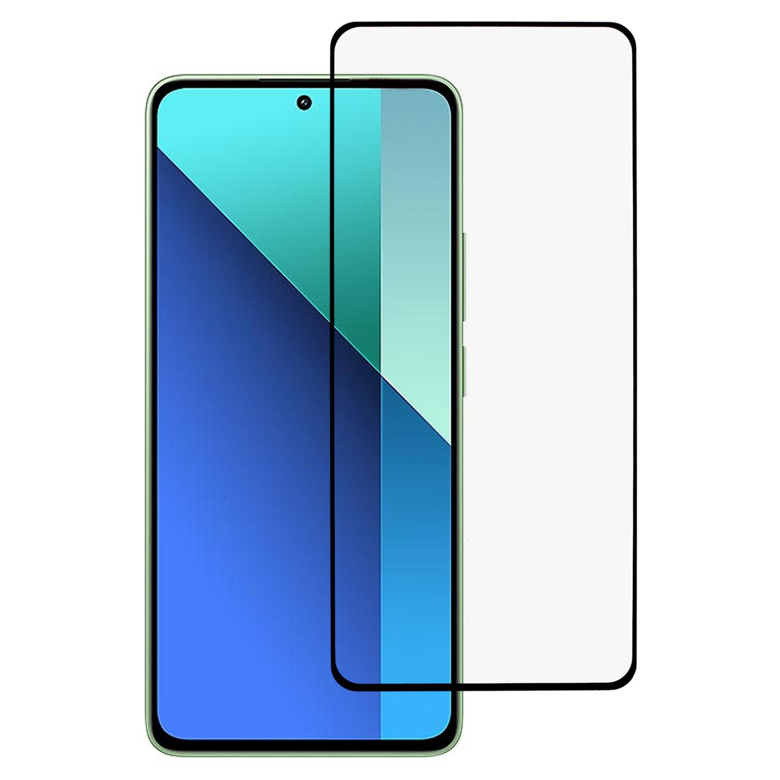 

For Xiaomi Redmi Note 13 4G/Note 13 Pro 4G/Poco M6 Pro 4G Secondary Hardening 9D Tempered Glass Screen Protector Full Glue Silk Printing Film As Shown A