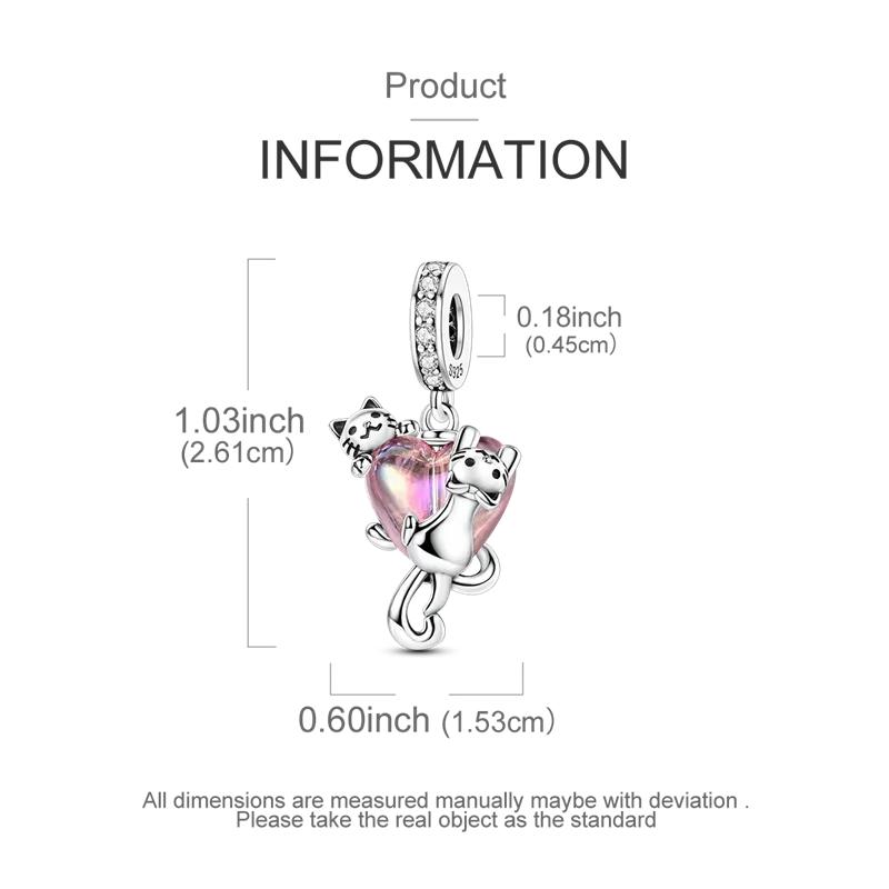 Original Charms Bead Copper Inlaid Zirconium Animal Paper Crane Snail Pendants Fit Bracelet Jewelry Gift Marking