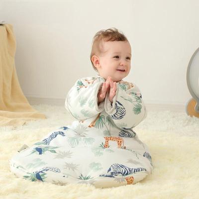 "Inxiuli Sac de Couchage Bébé en Coton avec Conception Anti-Coup de Pied - Velours de Soja Épaissi pour Toutes Saisons"