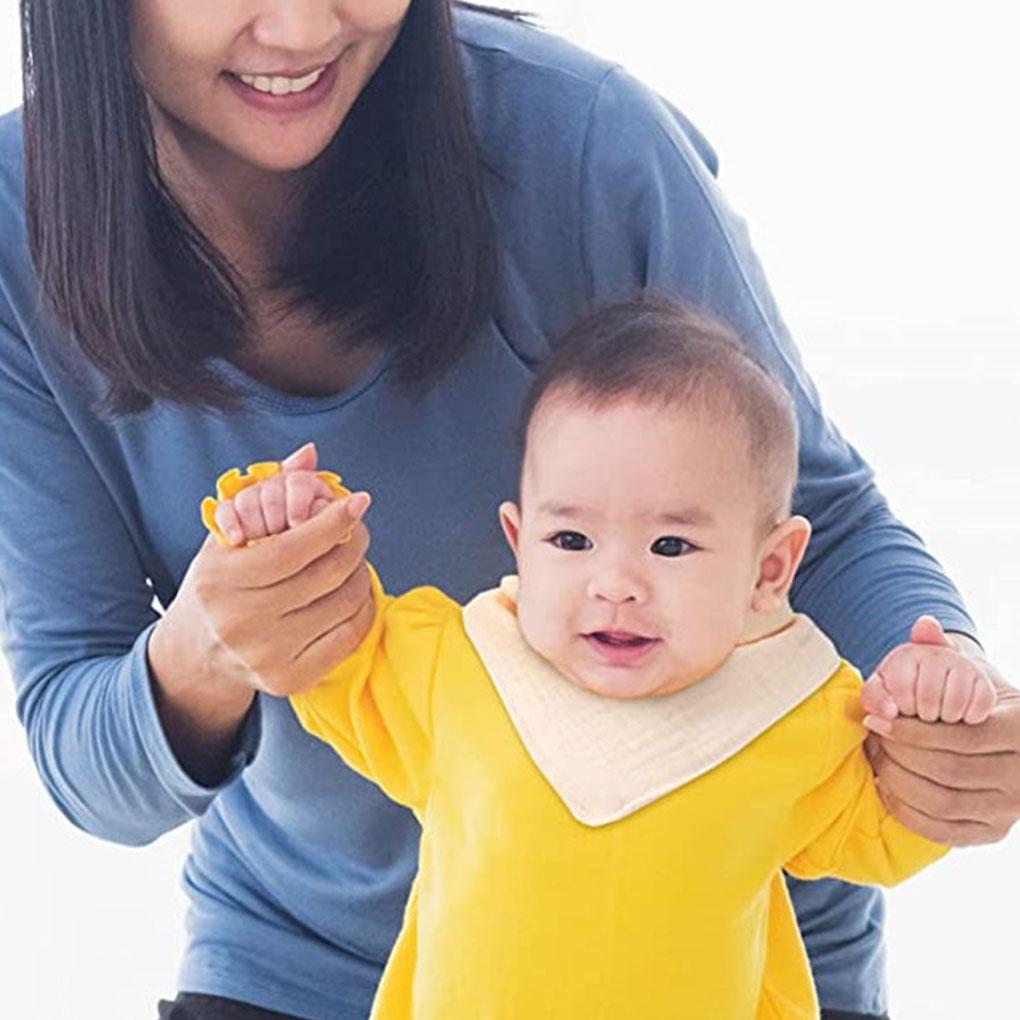 Adjustable Kids Drooling Bib Soft and Absorbent for Newborns Eco-Friendly Cloth Water Absorb Bandana for Boys Girls, Color No. 55
