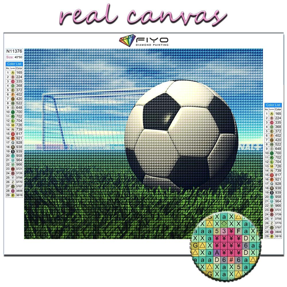 Diamantová malba Fotbal Sport Diamantová mozaika Řemeslo Diamantové vyšívání Obraz