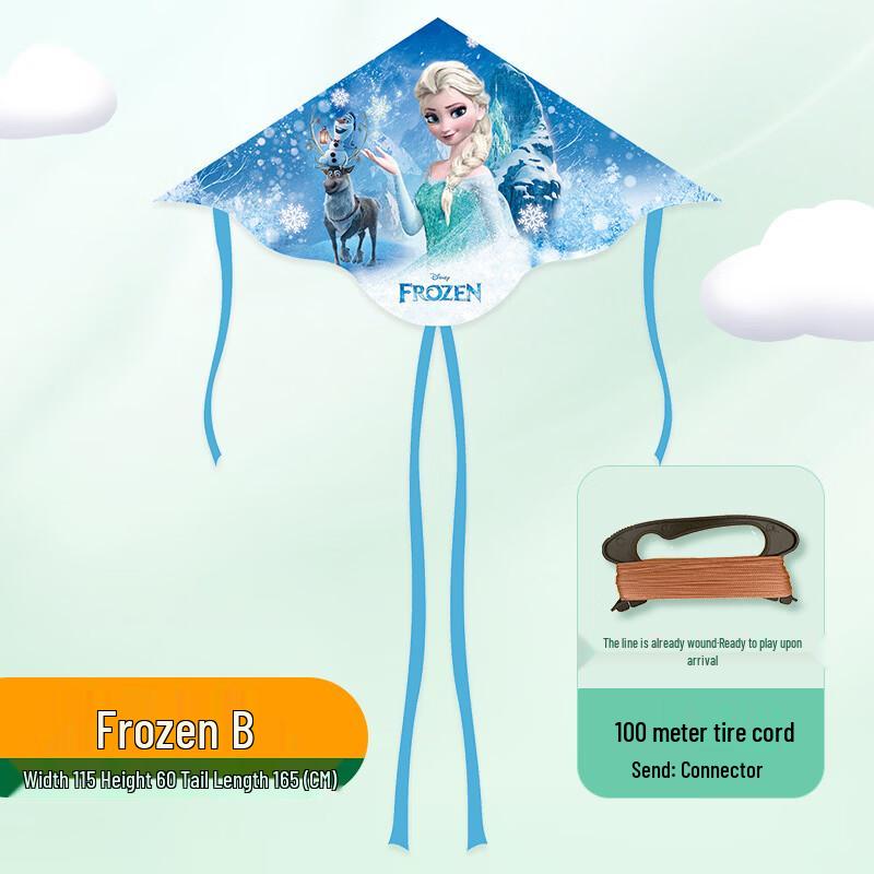 Duanyun Kids Cartoon Triangle Kite Set