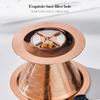 304 Stainless Steel coffee filter, 600 mesh double-Layer, Honeycomb filter bowl with base, Filter-free paper coffee strainer