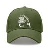 Fishing Lover Baseball Cap - "Pole Dance" Graphic Print Polyester Adjustable Breathable Casual Outdoor Sports Hat For Men Women