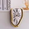 Surrealistic Melting Clock Silent Melting Wall Clock Salvadoran Dali Style Decorative Roman Digital Clock Retro Wall Clock