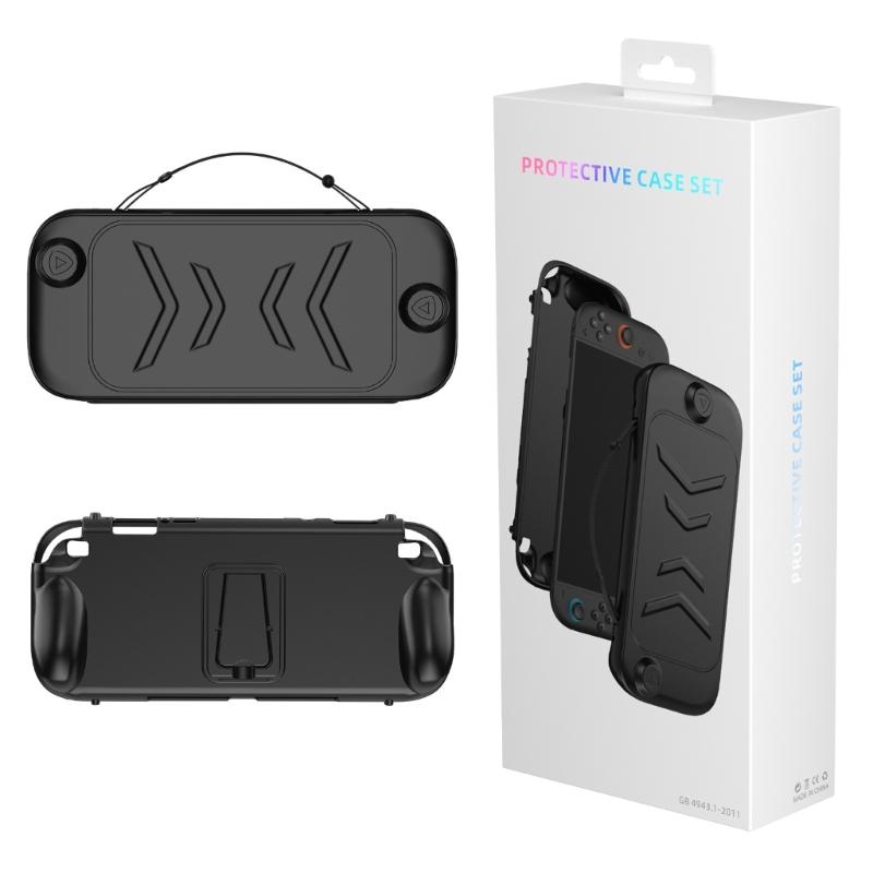 Console Protector Case Sleeve for NS2 Housing Full Protections Shell with Handle & Kickstand Scratchproof Cover