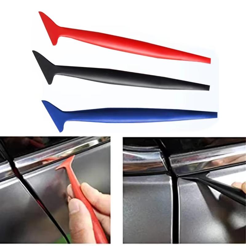 Car Micro Squeegee Curves Slot Tint Tool Set Car Stickers Wrap Vinyl Tools Auto Wrapping Film Installing Scraper Gasket Squeegee