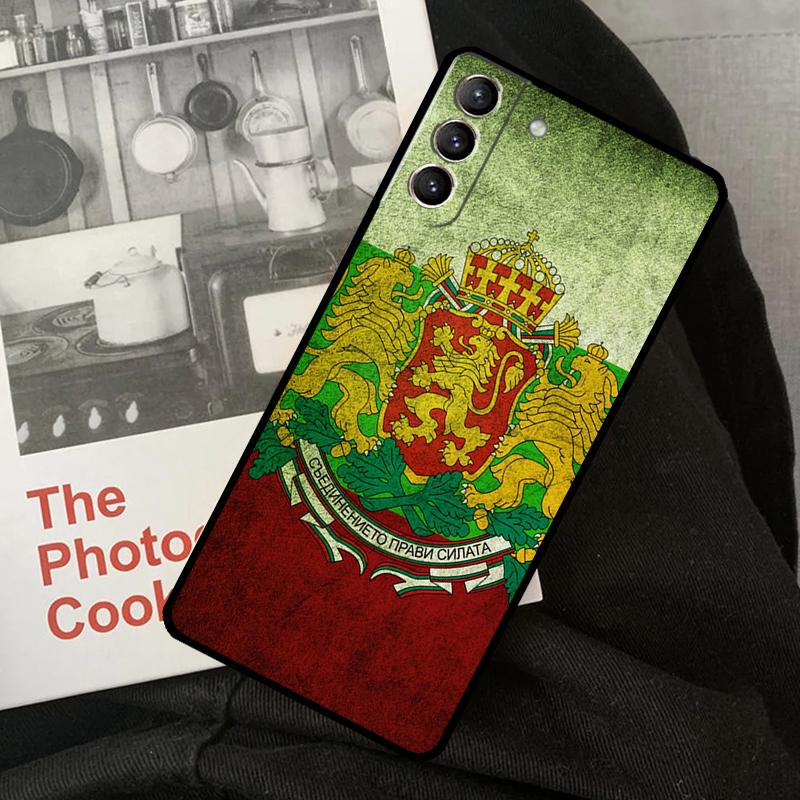Bulgaria Flag Phone Case For Samsung Galaxy S24 S22 S23 Ultra S20 S21 S24 FE S9 S10 Plus Note 10 20 Ultra