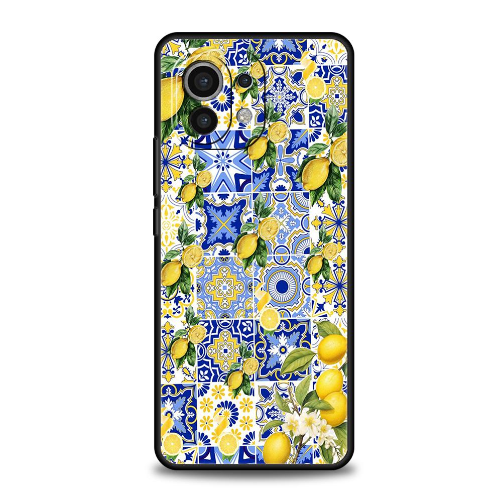 

Phone Case Cover for Xiaomi Mi 17 Pro Max 15 14 13 12 11 Ultra 15T 14T 13T 12T Pro Lite Soft TPU Fresh Summer Fruit Lemon Cherry Xiaomi 12 Lite