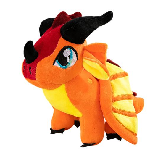 Huaqianguhh Flying Dragon Plush Toy, Soft Winged Stuffed Animal for Room Decor, Huggable Unique Gift Kids Adults