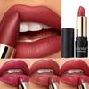 Velvet Matte Lipstick Black Tube,Lasting Waterproof Non-Stick Cup Lipstick, High Pigment Smooth Hydrating Soft Velvet Lip Makeup