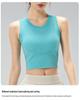 Women's Shockproof Yoga Tank: Wearable One-Piece Fitness & Pilates Bra Top
